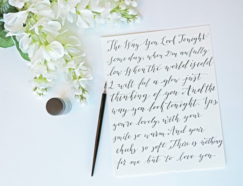 25 Adorable Love Song Lyrics to Inspire Your Wedding Vows